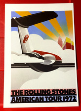 The Rolling Stones 1972 American Tour Poster Art PICTURE/PRINT 7"x 4.5" Small