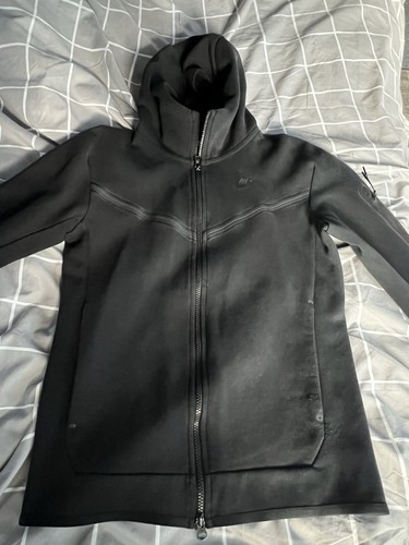 Black nike tech fleece hoodie - nike,