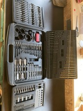 Challenge 218 Piece Drill Bit Set with Case and Accessories