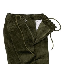 Mens Fully Elasticated Pull On Corduroy Trousers With Drawstring Waist Upto 50"