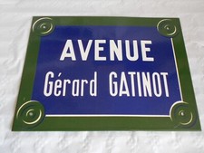Original Parisian street sign