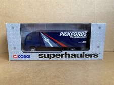 Corgi Volvo 4 Wheel Rigid Lorry, Pickfords, Boxed, 1:64 Scale, Die Cast, Blue.