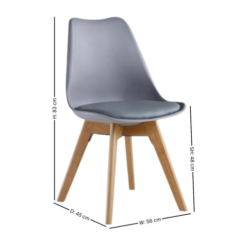 Modern dining chair padded - modern,