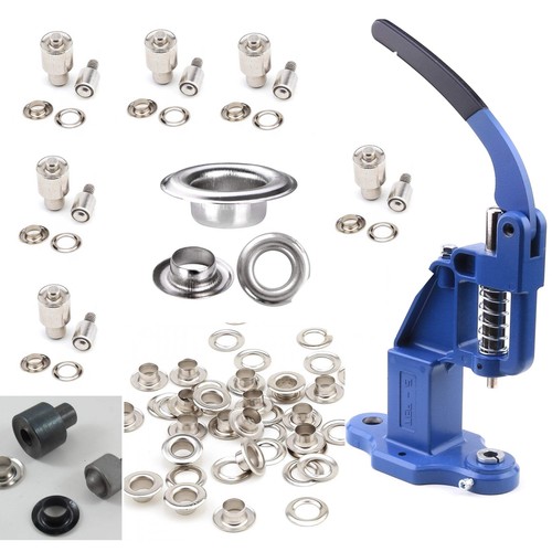 Hand press eyelet grommet - press,