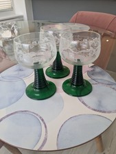 3 Luminarc Green Beehive Stem