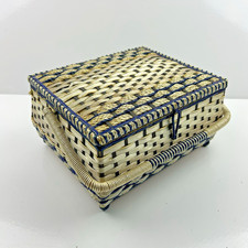 Vintage Large Wicker Sewing