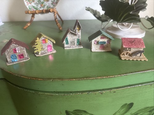 Set vintage mini putz - set,