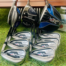 Callaway XR Set 1w3w4hy Iron 4-9P S SR Flex 10pics Golf Culbs Mens Used Japan Rh