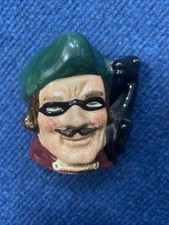 Royal Doulton - Dick Turpin Small Character/ Toby Jug D6542 7cm (W)
