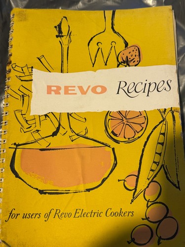 Vintage revo recipes cookbook - revo,