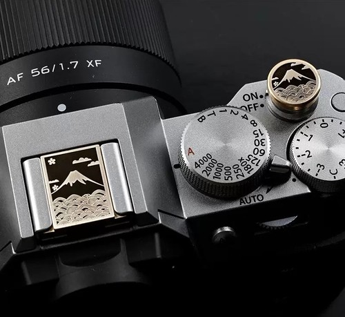 Brass metal camera hot shoe - metal,