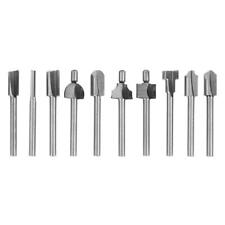 Gasea 10pcs 3mm 1/8 Shank HSS