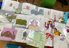 MOTU HE-MAN animation art