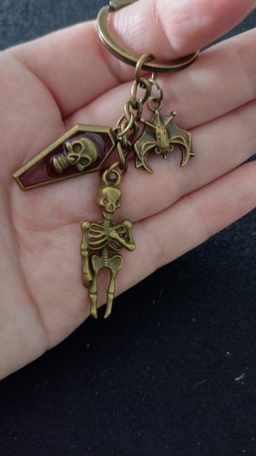 Brass affect skeleton coffin - affect, skeleton,coffin