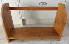 Large vintage pine booktrough