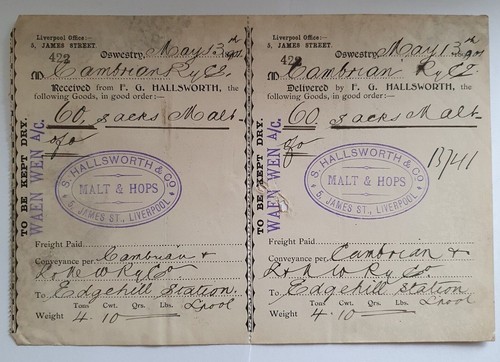 Cambrian railway goods - cambrian,