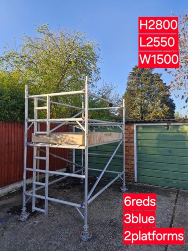 Scaffold tower double - double, width