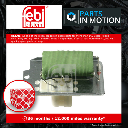 Heater blower resistor fits - heater,