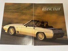 Original 1986 Scimitar SS1 1800 Ti Turbo Magazine Picture Poster Man Cave Retro