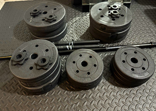 Opti vinyl dumbbell barbell - vinyl,