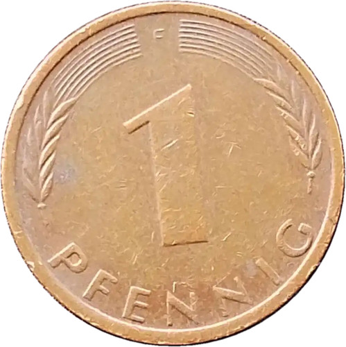 Germany pfennig coin 1973 f - coin,