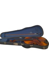 Violin Full Size Acoustic Instrument with Case for Parts or Repair