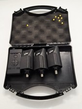 Nash Carp Fishing Bite Alarms S5R And Reciever In Case Indicators Covers