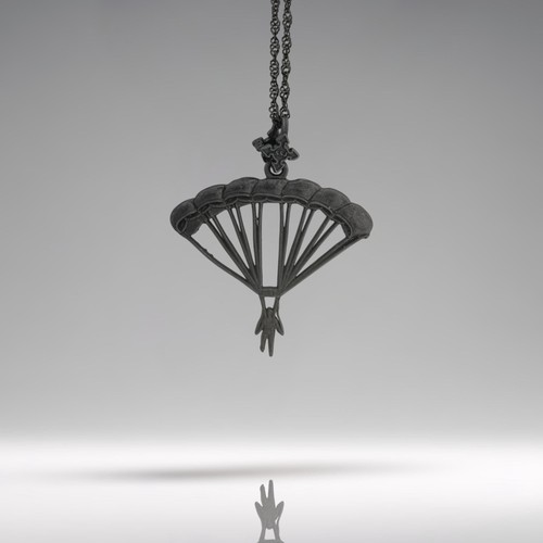 Skydiving pendant for men - pendant,