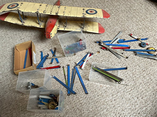 Vintage meccano aeroplane - meccano,