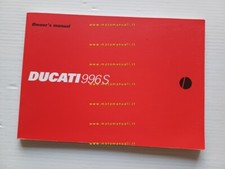 Ducati 996 S 2000 User Manual