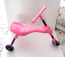 Scuttlebug 3 Wheel PINK BUTTERFLY  Foldable Ride On Tricycle  KIDS