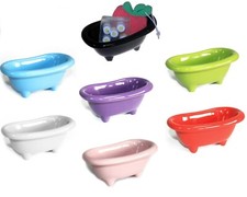 NEW Mini Ceramic Bath Ideal Home Decor For Bathrooms and Storage Tubs -7 colours