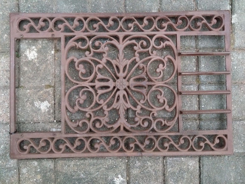 Victorian scroll design cast - design,