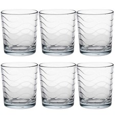 6x Scotch Whiskey Glasses Spirits Water Bourbon Glass Drinking Tumblers Gift Set