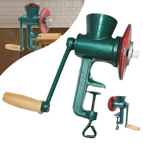 Manual iron grain grinder mill - iron,