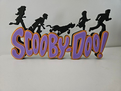 Scooby doo sign printed - 3d,