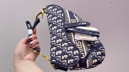 Dior navy beige logo - dior, navy/beige