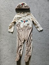 Christmas Pudding Sleepsuit And Hat 18-24M TU Worn Twice So Cute