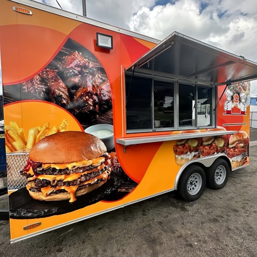 Mobile food trailer catering - mobile,