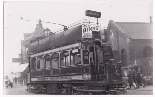 Middlesbrough tramways car 117 - middlesbrough,
