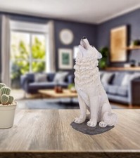 Large White Wolf Figurine