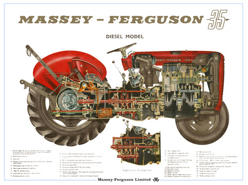 Vintage massey ferguson - vintage,