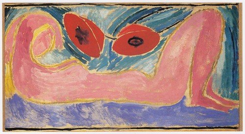 Nude with poppies vanessa - nude,