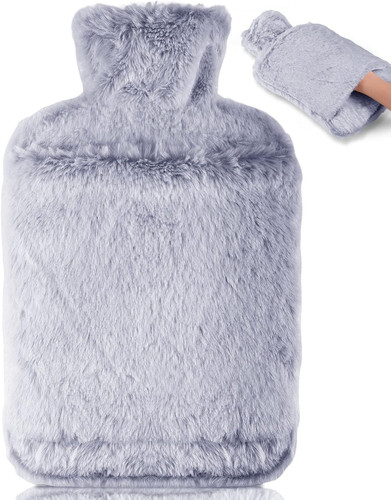 Hot water bottle with - water,