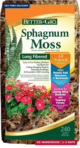 Better gro sphagnum moss - sphagnum,