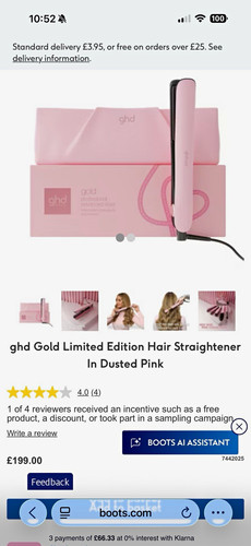 Ghd gold advanced styler - advanced,