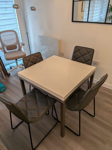 Dwell extendable table chairs - dwell, (chairs
