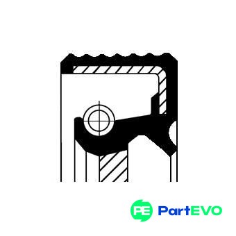 Corteco front crankshaft shaft - front,