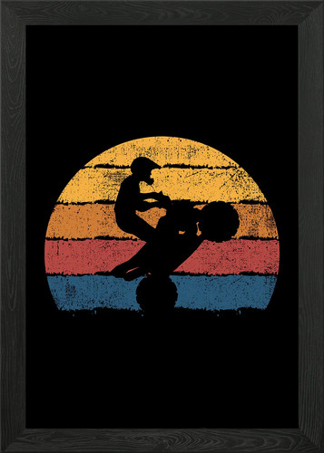 Quad biker framed - quad,