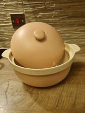 Large Earthenware Ceramic Casserole Ovenproof Dish With Lid